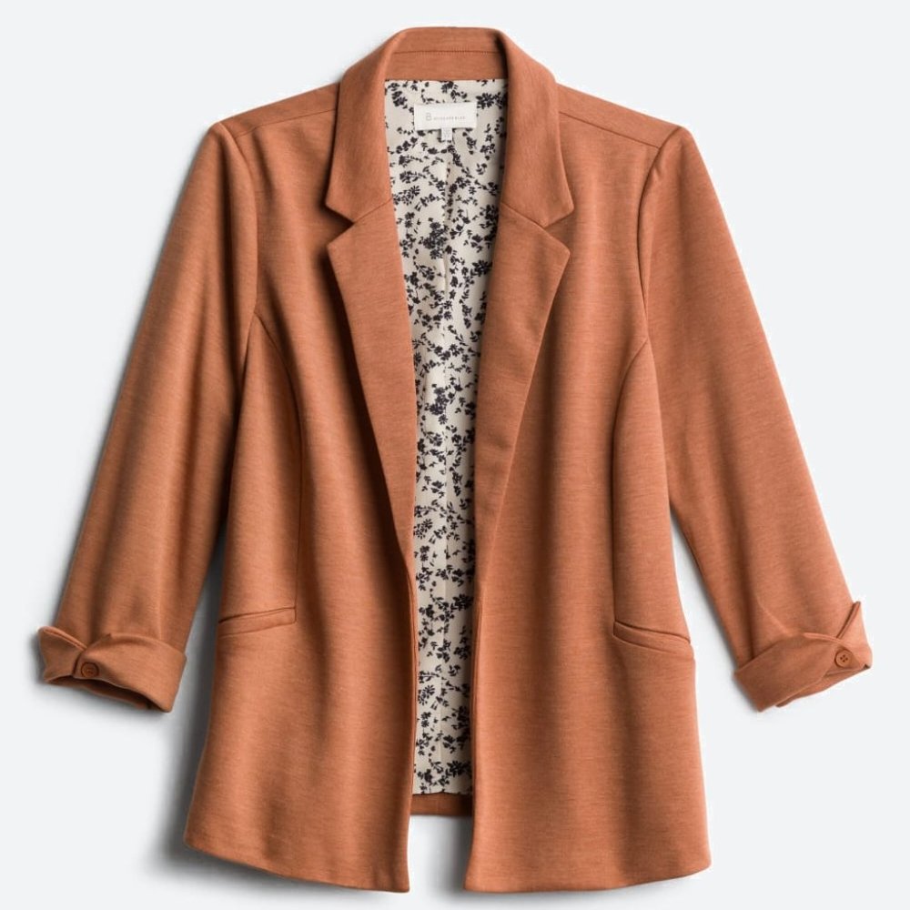 Franscene Stretch Knit Blazer